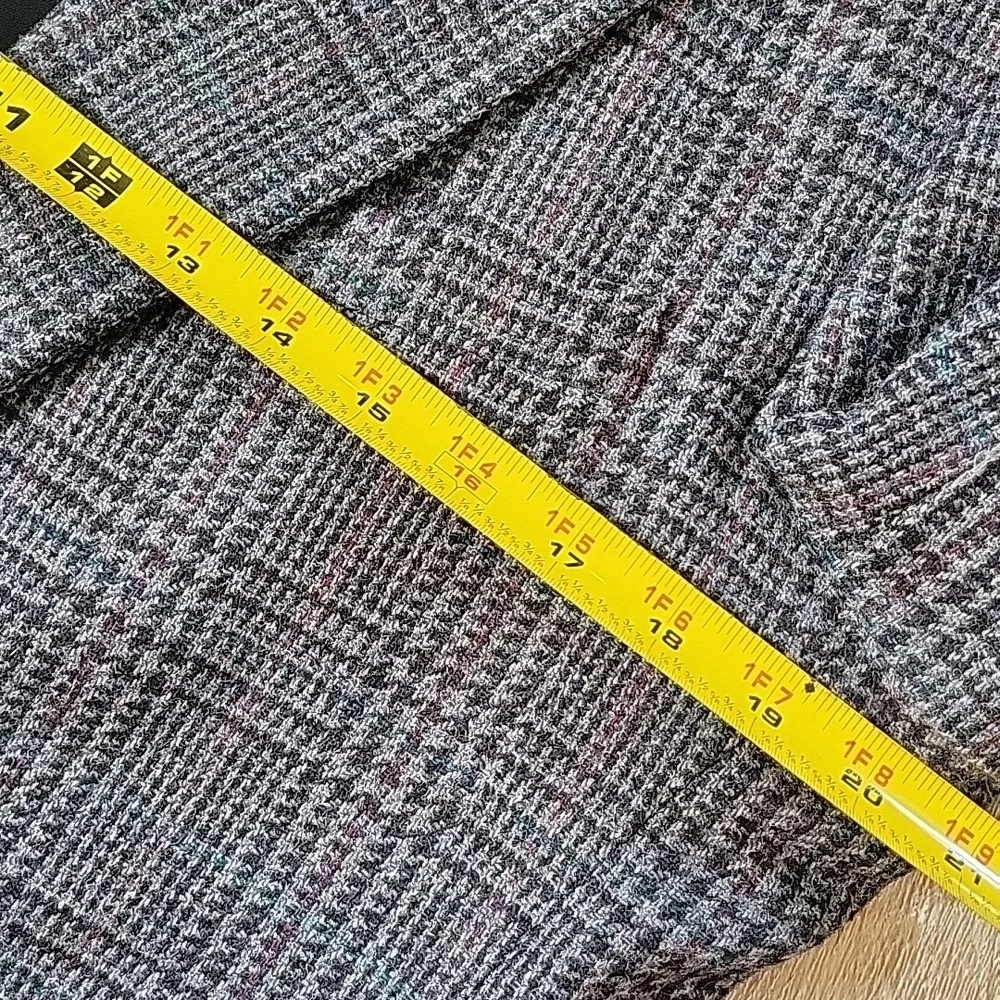 Vintage Woolrich Blazer Plaid Wool Blue Multicolor Excellent Condition